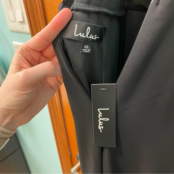 Lulus, black, lace-trimmed, maxi-dress - Picture 11 of 12